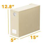 8 Pack Foldable Bed Sheet Organizers - Beige