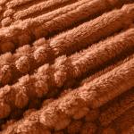 Rust Fleece Throw Blanket - Soft and Cozy