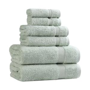 Luxurious Egyptian Cotton 6-Piece Towel Set