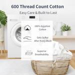 Cooling 4-Piece King Bed Sheet Set in Gray