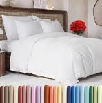 Luxurious King Size Duvet Cover Set - White