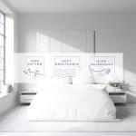 Egyptian Cotton 600 Thread Count Duvet Cover - White