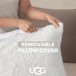 UGG Blissful Comforter Set with 2 Pillow Shams, Warm Winter Bedding, Fluffy Reversible Down Alternative Bedding, King/California King Size Comforter Set, Brown Fawn