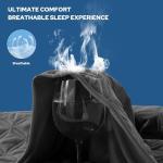 2 Pack Waterproof Mattress Protector, Full Size Mattress Pad with Deep Pocket 6"-15" Depth, Soft Breathable Dirt-Proof Single Bed Mattress Cover for Bedroom, Dorm Room (Gray)