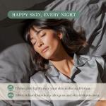 CASILVA Eucalyptus Sheets - Infused with Silver for Anti-Odor, Softer Than Silk Fibers, More Cooling Than Cotton - Perfect for Hot Sleepers & Sensitive Skin - 100% Tencel Lyocell - Queen Sheet Set