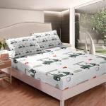 Feelyou Golf Sheets Ball Games Themed Bedding Set for Kids Boys Girls Golf Club Bed Sheets Green Course Sheets Set Bedroom Collection 4Pcs Queen Size,1 Fitted Sheet+2 Pillow Sham+1 Flat Sheet