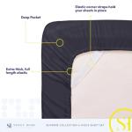 1800 Thread Count Sheet Set – Soft Egyptian Quality Brushed Microfiber Sheets – Luxury Bedding Set with Flat Sheet, Fitted Sheet, 2 Pillow Cases, Navy