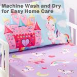 Unicorn Dreams Toddler Fitted Sheet & Pillowcase Set