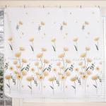 Dinjoy Quilt Set Queen Cute Floral Bedspread Coverlet Yellow Flower Quilts Microfiber Lightweight Summer Bedding Sets Reversible Soft Quilted Bed Cover for All Season(96"x90")