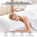 CozyLux Pillows Standard Size Set of 4, Hotel Quality Bed Pillows for Sleeping 4 Pack, Cooling Pillows for Side Back and Stomach Sleepers, Down Alternative Luxury Soft Supportive Pillows (18x26)