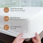 Beckham Hotel Collection Mattress Protector — Hotel-Grade Cotton Blend, Silent Waterproof Protection That Preserves Mattress Feel, King