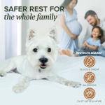 Beckham Hotel Collection Mattress Protector — Hotel-Grade Cotton Blend, Silent Waterproof Protection That Preserves Mattress Feel, King