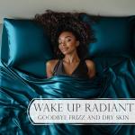 DECOLURE Satin Bed Sheets - 6 Piece Luxury Silky King Size Bedding Set - Softer Than Silk, Wrinkle-Free with 15” Deep Pocket Fitted Sheet, Perfect for Hair & Skin, Gifts for Women (Sea Teal)