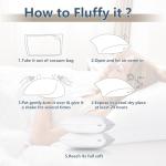 CozyLux Pillows Standard Size Set of 4, Hotel Quality Bed Pillows for Sleeping 4 Pack, Cooling Pillows for Side Back and Stomach Sleepers, Down Alternative Luxury Soft Supportive Pillows (18x26)