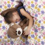 LONAVA Twin Sheet Set Kids - 3 Pieces Soft Microfiber Cartoon Style Bedsheets for Boys Girls Teens, Oeko TEX, Breathable Deep Pocket Sheets, (Flower)