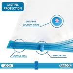 Cozy Essential 20 Pack Vacuum Storage Bags, Space Saver Bags (4 Jumbo/4 Large/4 Medium/4 Small/4 Roll) Compression for Comforters and Blankets, Pillow, Bedding, Sealer Clothes Storage