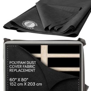 Bed Dust Cover – Bottom Cloth/Replacement Fabric for Underside of Mattress Box Spring or Foundation – Cambric Dust Cover Fabrics – Bed Dust Covers - Upholstery Fabric for Bed, Full/Queen 60" x 80"