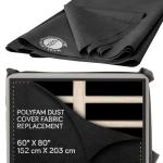 Bed Dust Cover – Bottom Cloth/Replacement Fabric for Underside of Mattress Box Spring or Foundation – Cambric Dust Cover Fabrics – Bed Dust Covers - Upholstery Fabric for Bed, Full/Queen 60" x 80"