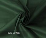 iMaylex Soft and Breathable 100% Egyptian Cotton Envelope Pillow Shams, Silk Like and Cozy Decorative Pillow Covers, Set of 2, Dark Green, Standard
