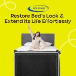 Bed Dust Cover – Bottom Cloth/Replacement Fabric for Underside of Mattress Box Spring or Foundation – Cambric Dust Cover Fabrics – Bed Dust Covers - Upholstery Fabric for Bed, Full/Queen 60" x 80"