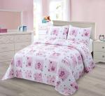 Kids Zone Collection Quilt Bedspread Bedding Set Kids/Teens Princess Theme Quilted Bedding Set Pink and Purple Crown Pattern Twin New # Crown