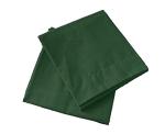 iMaylex Soft and Breathable 100% Egyptian Cotton Envelope Pillow Shams, Silk Like and Cozy Decorative Pillow Covers, Set of 2, Dark Green, Standard