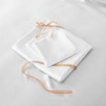 BEDELITE Satin Fitted Sheet and Pillowcases Set, Luxury Soft Similar to Silk Bottom Bed Sheet with Elastic Corner Straps, Deep Pocket up to 15 Inch, 1 Fitted Sheet and 2 Pillowcases(Queen,White)