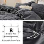 Bedsure Faux Fur Duvet Cover Set - King Size