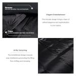 Lanest Housing Twin Size Satin Comforter Set Black, 2 Pieces Soft and Lightweight Silk Bedding, All Season Fluffy Down Alternative Comforter Bed Set