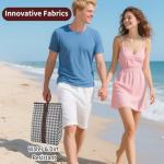 giteo bedding 3 Pack Portable Shoe Bags for Travel, Waterproof and Dustproof Shoe Protector Bag for Gym, Travel Essentials Shoe Organizers Storage with Handles for Men and Women (Flat Style)