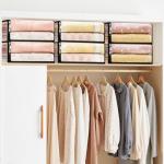 SpaceWhisper 6 Pack Clear Storage Bags, Plastic Blanket Storage Bags with Zipper and Handle, Moving Bags for Comforter, Bedding & Clothes, Closet Organizer and Under Bed Storage (15.7x13.8x3.9 Inch)