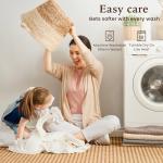 Shilucheng 100% Cotton Queen Size Sheets Set - 1500 Thread Count，Luxury Egyptian Cotton Bed Sheets，5-Star Hotel Quality Sheets, Breathable & Cooling, 16 Inch Deep Pocket - 4 Piece (Dark Grey)