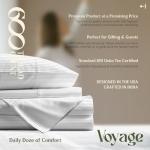 Mayfair Linen 100% Egyptian Cotton Sheets King Size Bed Set - 4 PC 600 Thread Count King Sheets Set Egyptian Cotton, Ultra Soft, Cooling, 16" Deep Pocket Sateen Weave Luxury Bedsheet, White Stripe