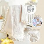 Beige Boho 3-Piece Crib Bedding Set
