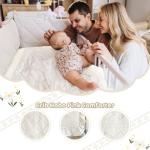 Beige Boho 3-Piece Crib Bedding Set