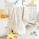 Beige Boho 3-Piece Crib Bedding Set
