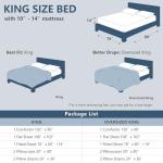 CozyLux King Size Comforter Set Dark Grey - 7 Pieces Bed in a Bag King, Luxury Soft Bed Set for All Seasons, Bedding Set with Down Alternative Comforter, Sheets, Pillowcases & Shams