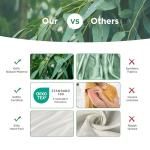 Bedsure Cooling Duvet Cover King Size - Moisture Wicking and Silky Eucalyptus Lyocell Cotton Hybrid Comforter Cover Set for Hot Sleeper - Buttery Soft and Breathable, Cooling Bedding Set, Slate Blue