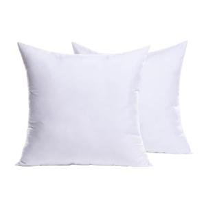MIULEE Set of 2 Square Pillow Inserts 18x18