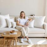 MIULEE Set of 2 Square Pillow Inserts 18x18