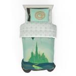 Collectibles Wicked Elphaba and Glinda Bedding 4 Piece Super Soft Reversible Comforter and Sheet Set, Twin, (Officially Licensed Product) by Franco