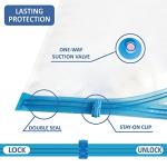 Cozy Essential 8 Jumbo Vacuum Storage Bags, Space Saver Bags Compression Storage Bags for Comforters and Blankets, Pillow, Bedding, Vacuum Sealer Bags for Clothes Storage