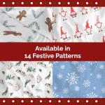 Christmas Duvet Cover Queen Size Set - Extra Soft Queen Duvet Cover with 2 Pillow Shams - Holiday Xmas Bedding with Zipper Closures & Ties - Comfy, Cozy, Breathable Bed Set - 90 x 90, Christmas Trees