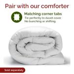 Christmas Duvet Cover Queen Size Set - Extra Soft Queen Duvet Cover with 2 Pillow Shams - Holiday Xmas Bedding with Zipper Closures & Ties - Comfy, Cozy, Breathable Bed Set - 90 x 90, Christmas Trees