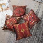 Geometric Kilim Throw Pillow Covers - Set of 4