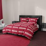 Northwest NCAA Indiana Hoosiers Unisex-Adult Bed in a Bag Set, Queen, Rotary