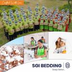 SGI bedding 1000 Thread Count Sheet Set King - 100% Egyptian Cotton Sheets – 18" Luxury Deep Pocket Bedding - Soft, Breathable & Premium - Hotel Sheets -White