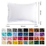 Soft Microfiber Pillow Shams - 2 Pack, White