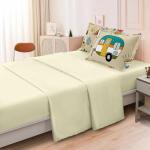 SIRDO 5 Pcs Camping Decor Comforter Set Twin Size for Kids Teen Boys and Girls Room Decor, Camper Accessories for Travel Trailers Themed Bedding Bed in A Bag