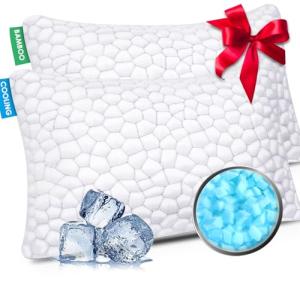 Queen Size Cooling Memory Foam Pillow Set of 2